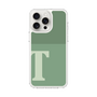 スリムプロテクションケース［ オリジナル - initial two tone - T green ］