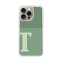スリムプロテクションケース［ オリジナル - initial two tone - T green ］