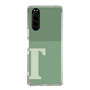 スリムプロテクションケース［ オリジナル - initial two tone - T green ］