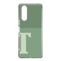 スリムプロテクションケース［ オリジナル - initial two tone - T green ］