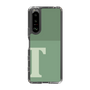 スリムプロテクションケース［ オリジナル - initial two tone - T green ］