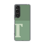 スリムプロテクションケース［ オリジナル - initial two tone - T green ］