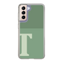 スリムプロテクションケース［ オリジナル - initial two tone - T green ］