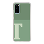 スリムプロテクションケース［ オリジナル - initial two tone - T green ］
