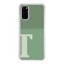 スリムプロテクションケース［ オリジナル - initial two tone - T green ］