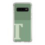 スリムプロテクションケース［ オリジナル - initial two tone - T green ］