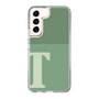 スリムプロテクションケース［ オリジナル - initial two tone - T green ］
