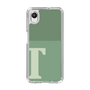 スリムプロテクションケース［ オリジナル - initial two tone - T green ］