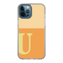 スリムプロテクションケース［ オリジナル - initial two tone - U orange ］