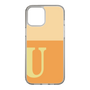 スリムプロテクションケース［ オリジナル - initial two tone - U orange ］