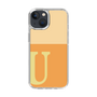 スリムプロテクションケース［ オリジナル - initial two tone - U orange ］