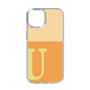 スリムプロテクションケース［ オリジナル - initial two tone - U orange ］