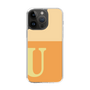 スリムプロテクションケース［ オリジナル - initial two tone - U orange ］