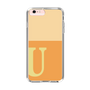 スリムプロテクションケース［ オリジナル - initial two tone - U orange ］