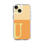 スリムプロテクションケース［ オリジナル - initial two tone - U orange ］
