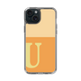 スリムプロテクションケース［ オリジナル - initial two tone - U orange ］