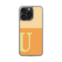 スリムプロテクションケース［ オリジナル - initial two tone - U orange ］