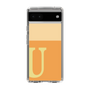 スリムプロテクションケース［ オリジナル - initial two tone - U orange ］