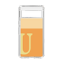 スリムプロテクションケース［ オリジナル - initial two tone - U orange ］
