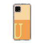 スリムプロテクションケース［ オリジナル - initial two tone - U orange ］