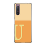 スリムプロテクションケース［ オリジナル - initial two tone - U orange ］