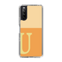 スリムプロテクションケース［ オリジナル - initial two tone - U orange ］