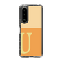 スリムプロテクションケース［ オリジナル - initial two tone - U orange ］