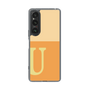 スリムプロテクションケース［ オリジナル - initial two tone - U orange ］