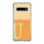 スリムプロテクションケース［ オリジナル - initial two tone - U orange ］