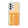 スリムプロテクションケース［ オリジナル - initial two tone - U orange ］