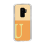 スリムプロテクションケース［ オリジナル - initial two tone - U orange ］