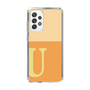スリムプロテクションケース［ オリジナル - initial two tone - U orange ］