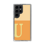 スリムプロテクションケース［ オリジナル - initial two tone - U orange ］