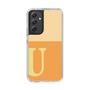 スリムプロテクションケース［ オリジナル - initial two tone - U orange ］