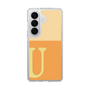 スリムプロテクションケース［ オリジナル - initial two tone - U orange ］
