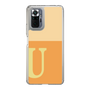 スリムプロテクションケース［ オリジナル - initial two tone - U orange ］