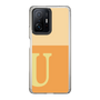 スリムプロテクションケース［ オリジナル - initial two tone - U orange ］