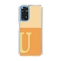 スリムプロテクションケース［ オリジナル - initial two tone - U orange ］