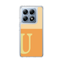スリムプロテクションケース［ オリジナル - initial two tone - U orange ］
