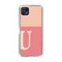 スリムプロテクションケース［ オリジナル - initial two tone - U pink ］