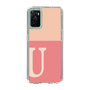 スリムプロテクションケース［ オリジナル - initial two tone - U pink ］
