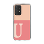 スリムプロテクションケース［ オリジナル - initial two tone - U pink ］