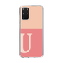 スリムプロテクションケース［ オリジナル - initial two tone - U pink ］