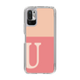 スリムプロテクションケース［ オリジナル - initial two tone - U pink ］