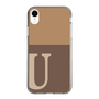 スリムプロテクションケース［ オリジナル - initial two tone - U brown ］