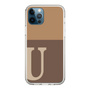 スリムプロテクションケース［ オリジナル - initial two tone - U brown ］