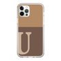 スリムプロテクションケース［ オリジナル - initial two tone - U brown ］