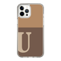 スリムプロテクションケース［ オリジナル - initial two tone - U brown ］