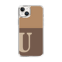 スリムプロテクションケース［ オリジナル - initial two tone - U brown ］