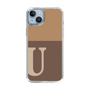 スリムプロテクションケース［ オリジナル - initial two tone - U brown ］